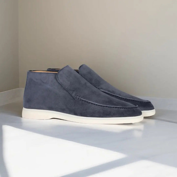 Mocassini uomo slip-on, ideali per la primavera/estate. Stile casual, leggerezza e comfort.