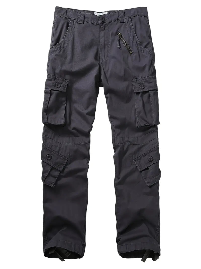 Pantaloni cargo uomo comodi e versatili. Stile casual per avventure outdoor in primavera/autunno.
