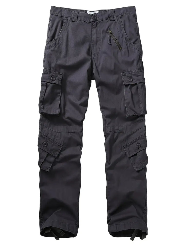 Pantaloni cargo uomo comodi e versatili. Stile casual per avventure outdoor in primavera/autunno.