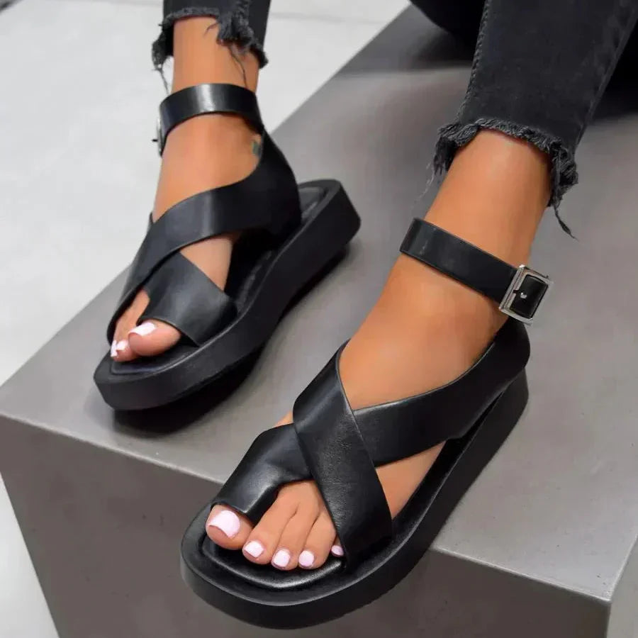 Sandali donna estivi regolabili, comodi per lunghe passeggiate e viaggio. Leggeri e alla moda.