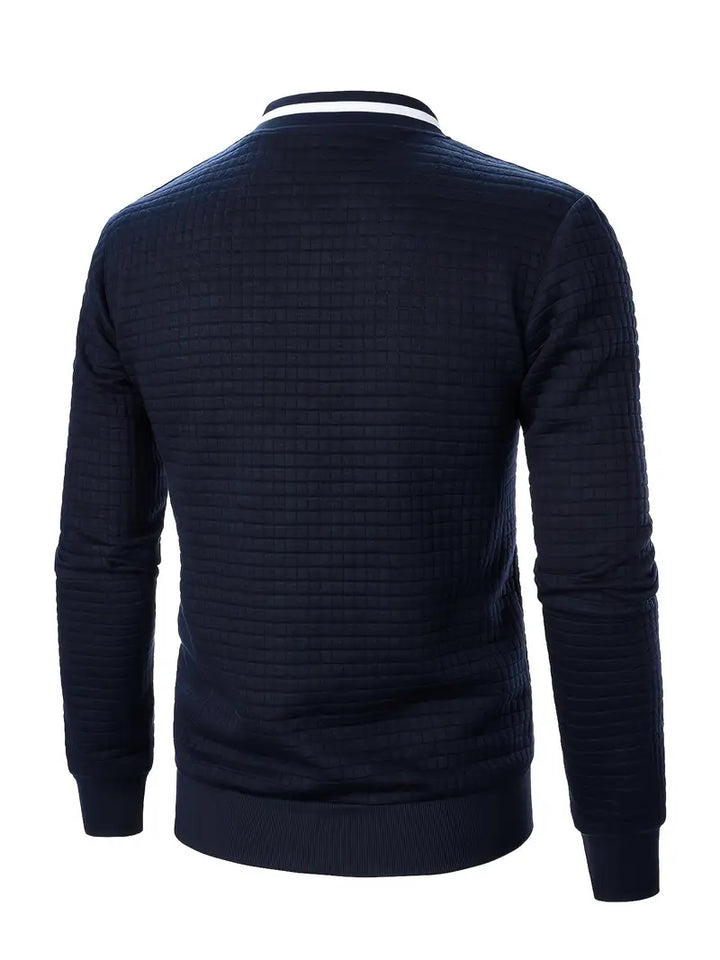 Giacca uomo versatile e leggera, a maniche lunghe, per outfit casual chic.