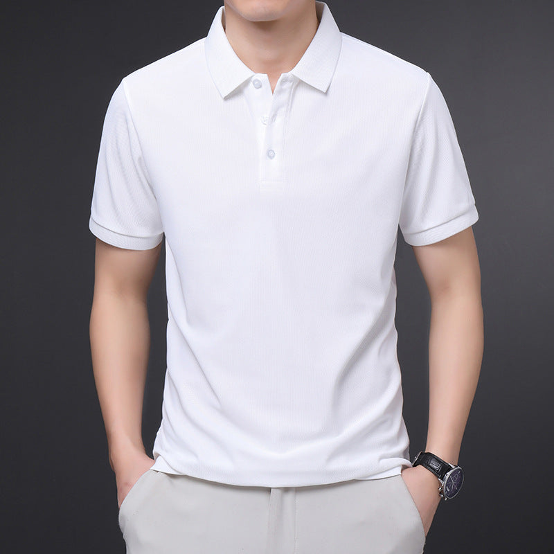 Abbigliamento uomo: camicia estiva manica corta con colletto rever, per un look elegante o casual.