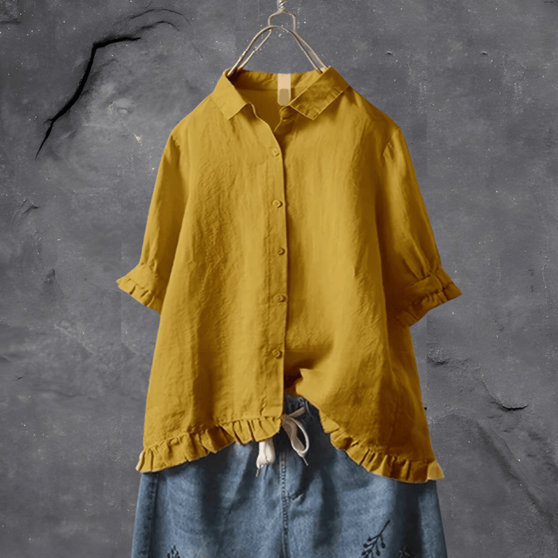 Camicia elegante da donna, versatile per occasioni speciali o moda ufficio. Perfetta per ogni stagione.