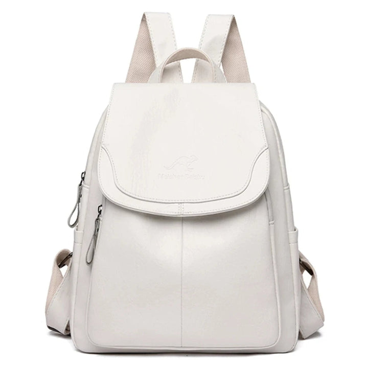 Zaino donna antifurto in pelle sintetica, perfetto per uso quotidiano. Borsa a zaino elegante per sicurezza e stile.