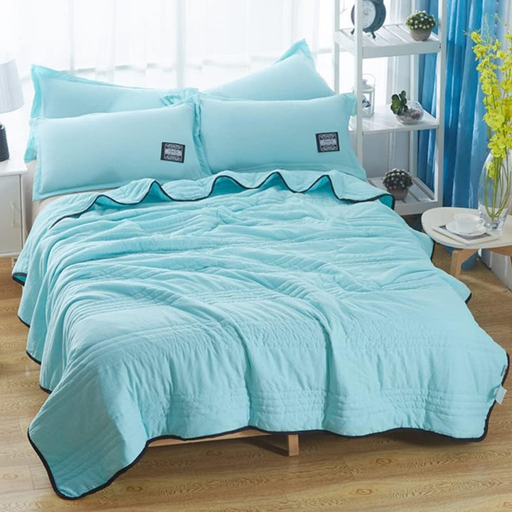 Texture traspirante della coperta rinfrescante estiva in poliestere, perfetta per il letto anti-sudore.