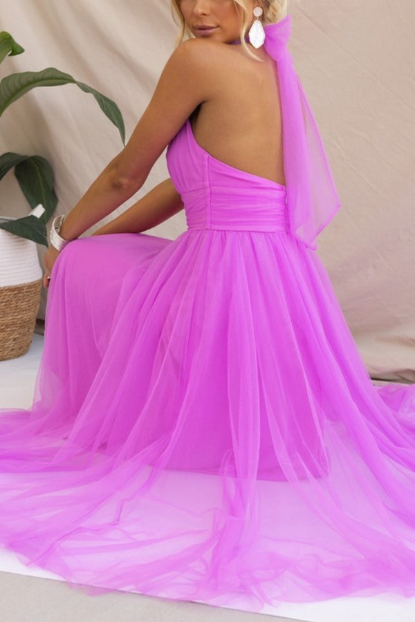 Abito donna estivo maxi, design elegante con scollo all'americana per un look raffinato.