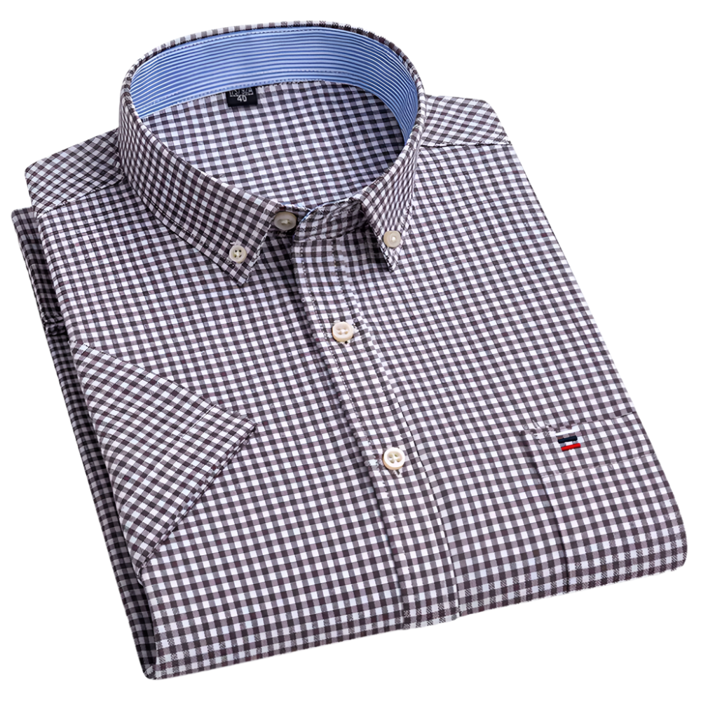 Camicia uomo versatile a maniche lunghe, elegante e classica. Perfetta per ufficio, serate e abbigliamento formale.