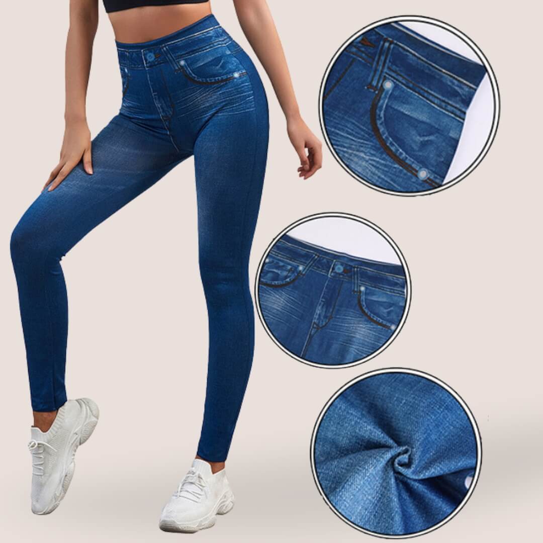 Jeans donna modellanti, elasticizzati, vita alta, effetto anti-cellulite per stile, comfort e fiducia.