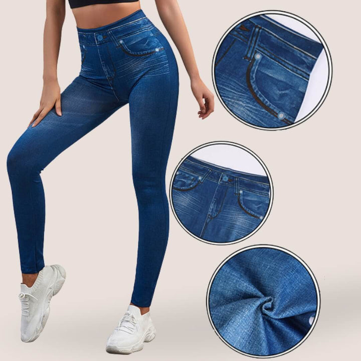 Jeans donna modellanti, elasticizzati, vita alta, effetto anti-cellulite per stile, comfort e fiducia.