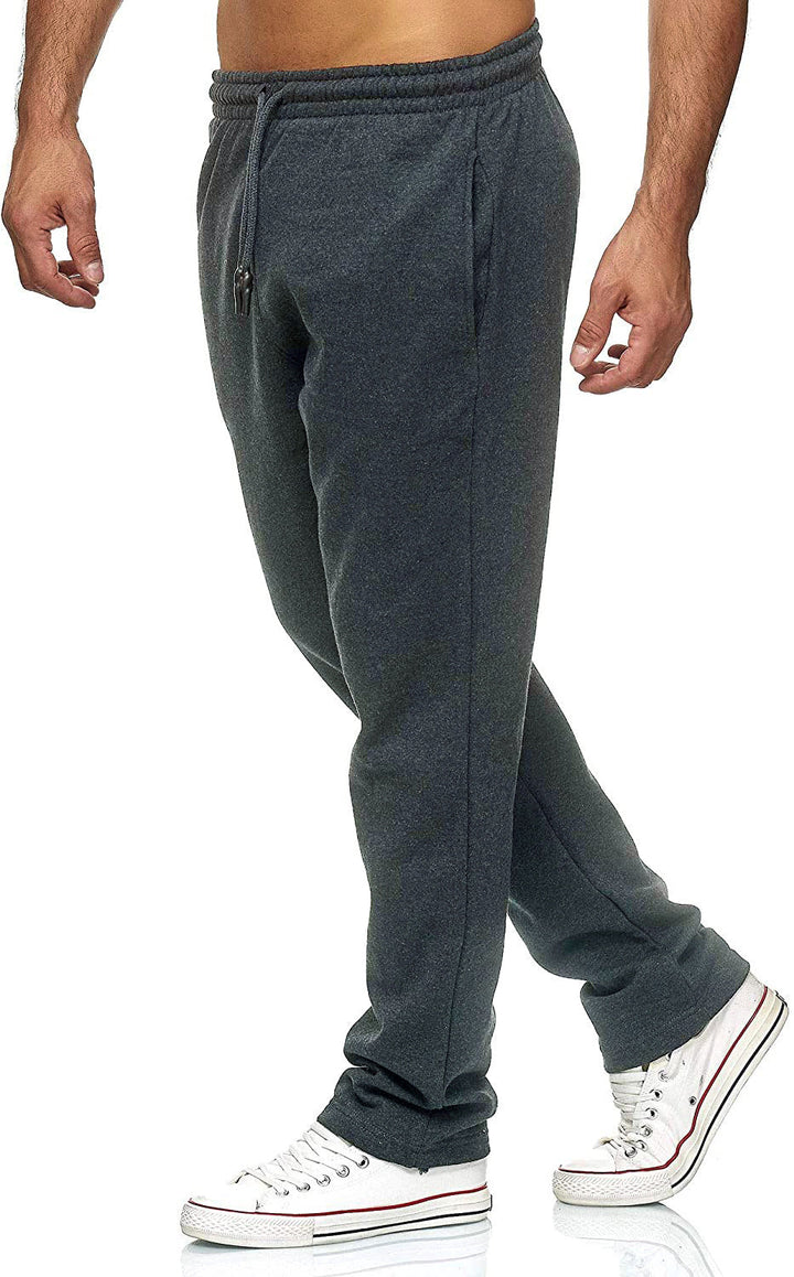 Pantaloni uomo sportivi a gamba dritta, ideali per comfort, flessibilità e stile casual quotidiano.