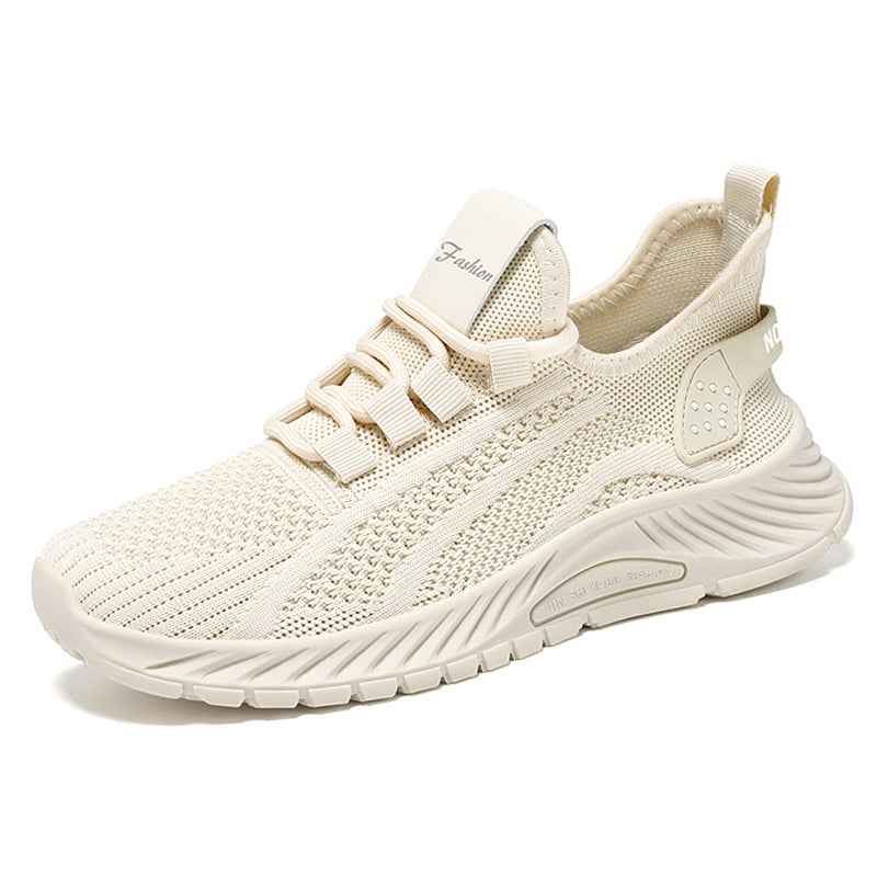 Sneakers donna con lacci, ideali per corsa quotidiana o passeggio. Comfort e stile assicurati.