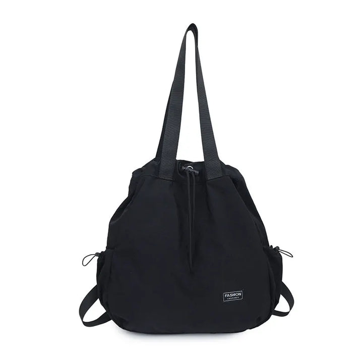 Zaino donna convertibile leggero in nylon, trasformabile in borsa a spalla. Ideale per viaggio e uso quotidiano.