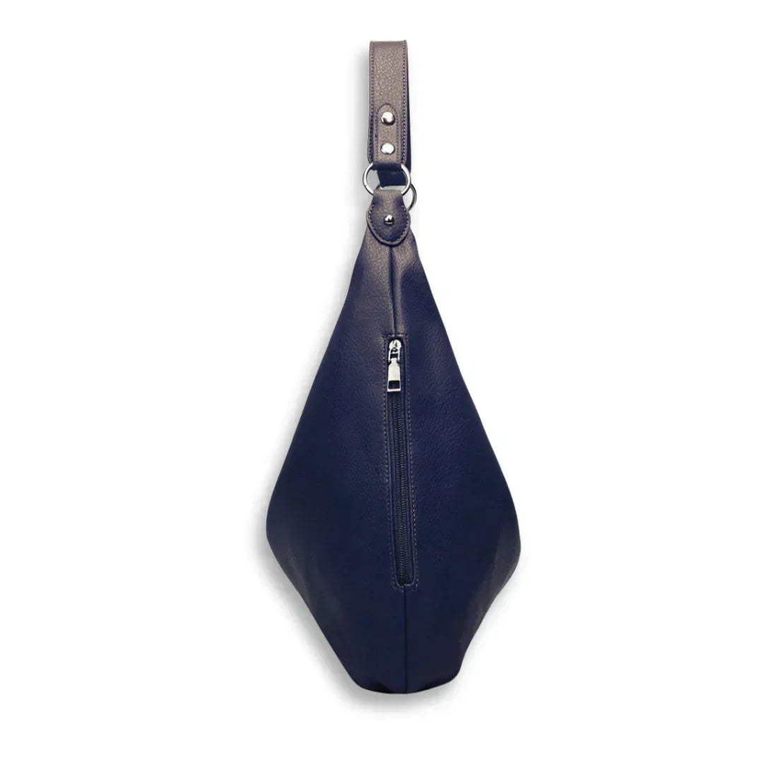 Versatile borsa hobo donna color vino rosso, capiente e con tracolla, perfetta per ogni outfit.