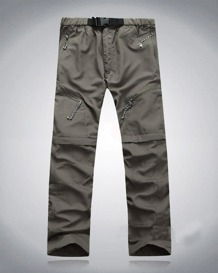 Pantaloni uomo cargo convertibili, ideali per trekking e escursionismo outdoor. Pratici e robusti.