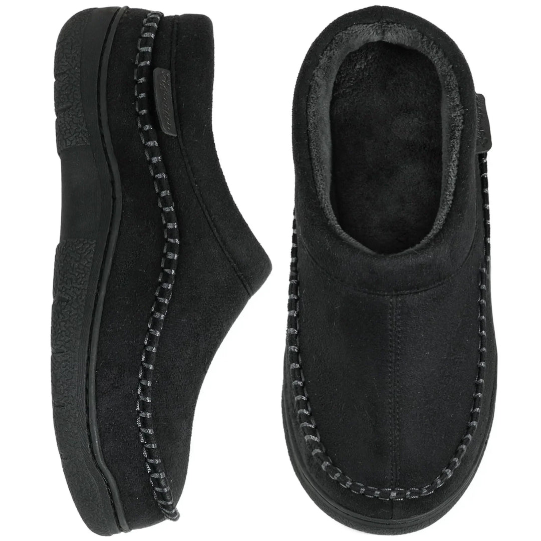 Scarpe da casa uomo invernali: mocassini slip-on caldi, antiscivolo e super confortevoli.