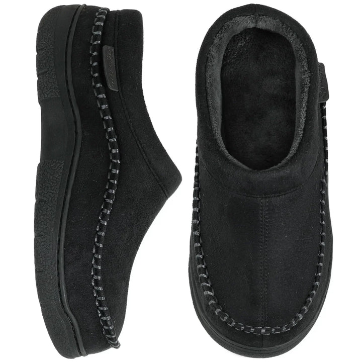 Scarpe da casa uomo invernali: mocassini slip-on caldi, antiscivolo e super confortevoli.