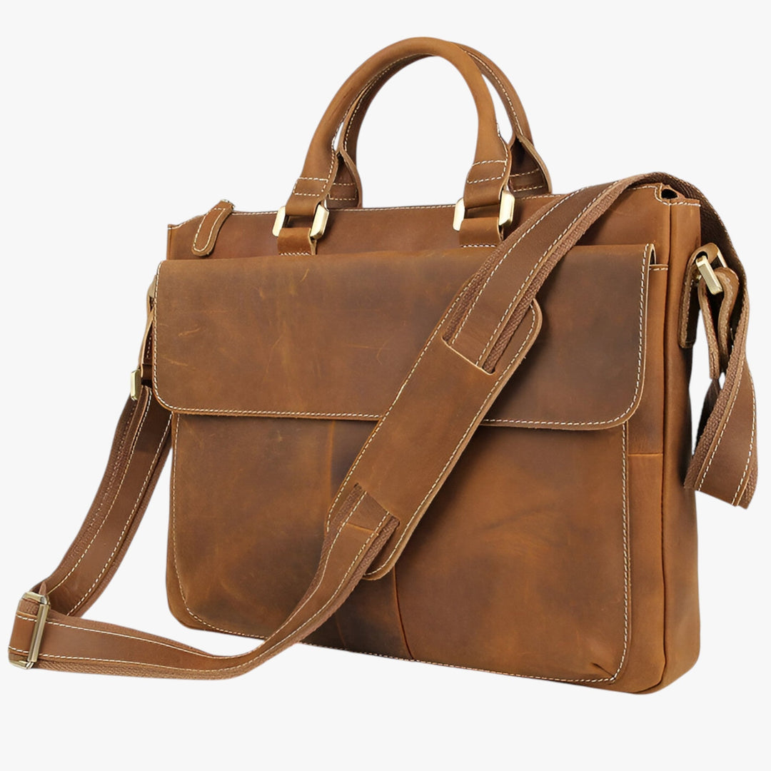 Borsa portadocumenti unisex, ideale per laptop, lavoro e viaggi. Organizer versatile con tracolla removibile.