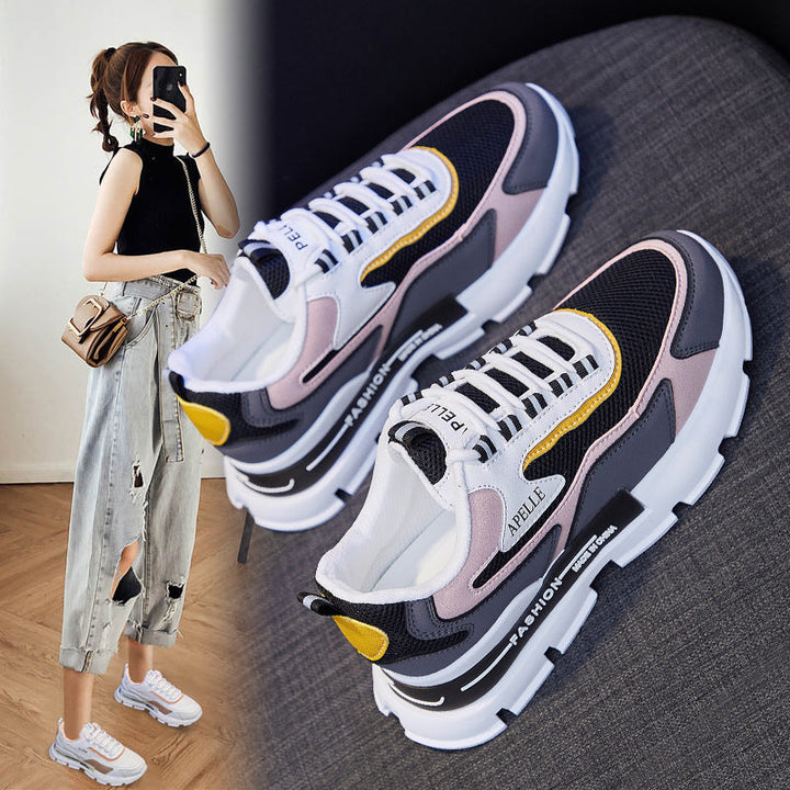 Scarpe primavera donna casual, tacco medio e antiscivolo, perfette per il comfort e la moda quotidiana.