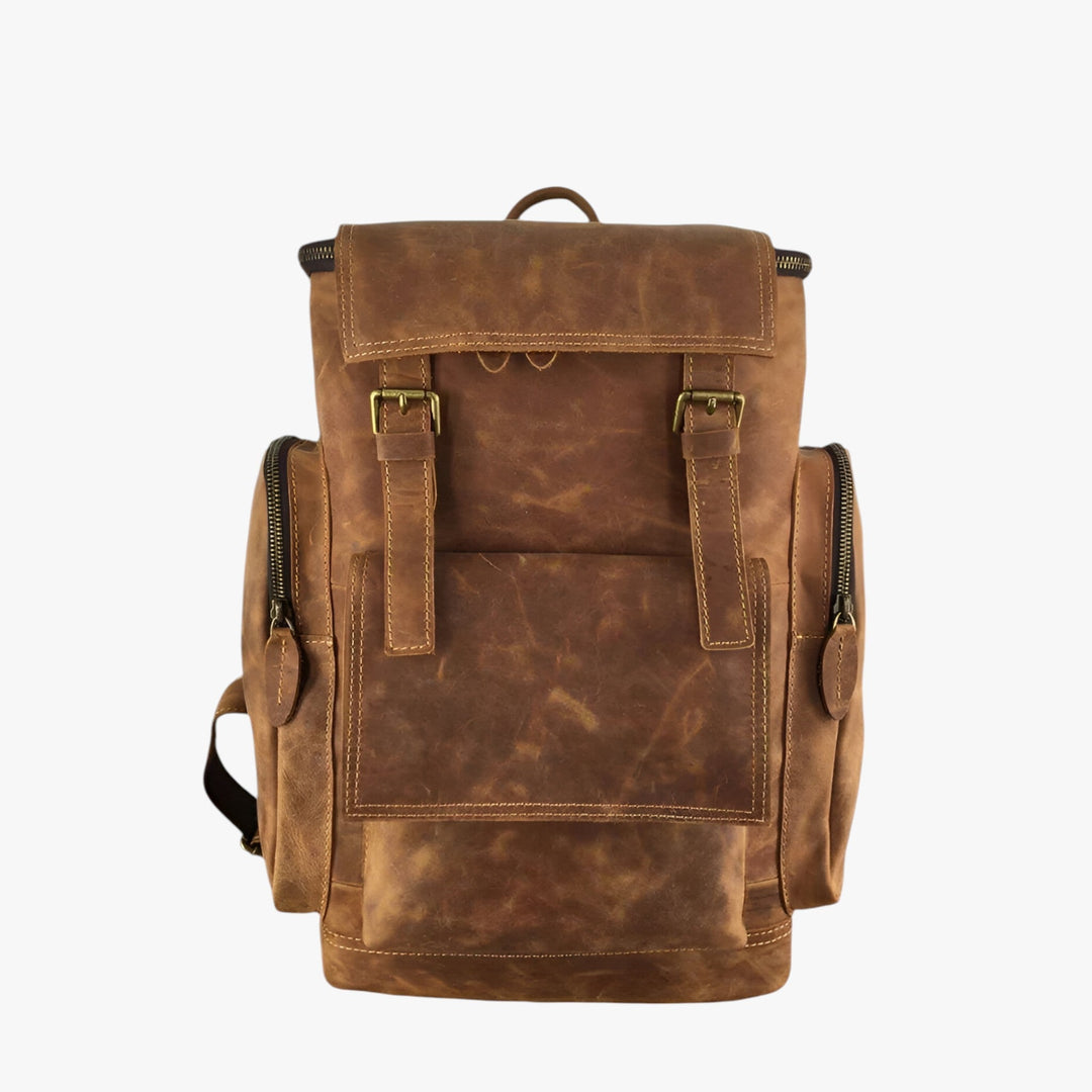 Zaino uomo con patta, perfetto per lavoro, viaggio e tempo libero. Borsa versatile e regolabile, accessorio uomo adulto.