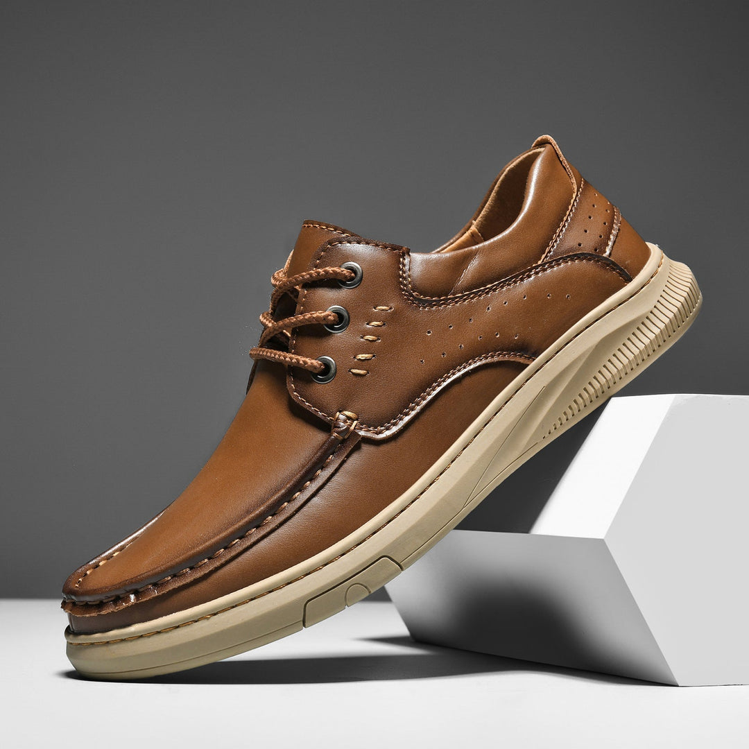 Mocassini uomo per la moda maschile, scarpe casual traspiranti a punta tonda per un comfort duraturo.