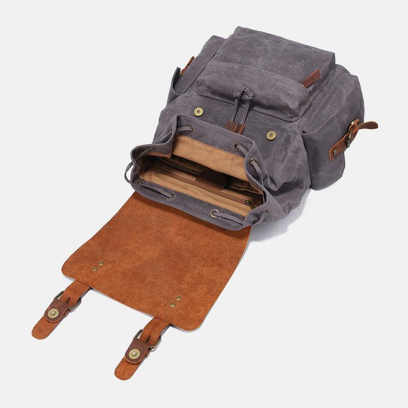 Zaino stile casual per laptop 15,6 pollici, comodo per viaggi, scuola e ufficio. Zaino unisex con fibbie.