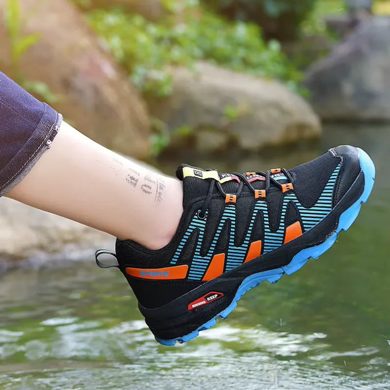 Scarpe uomo da camminata con supporto ammortizzato, ideali per comfort quotidiano antifatica.