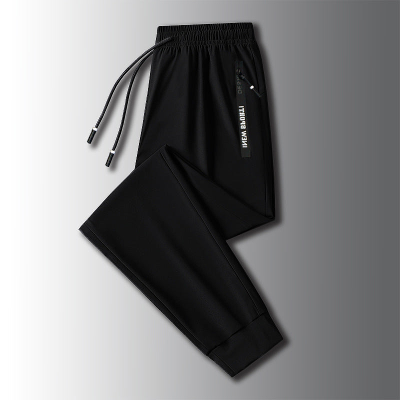 Pantaloni uomo invernali caldi a gamba dritta, in stile streetwear. Perfetti per comfort e protezione dal freddo all'aperto.