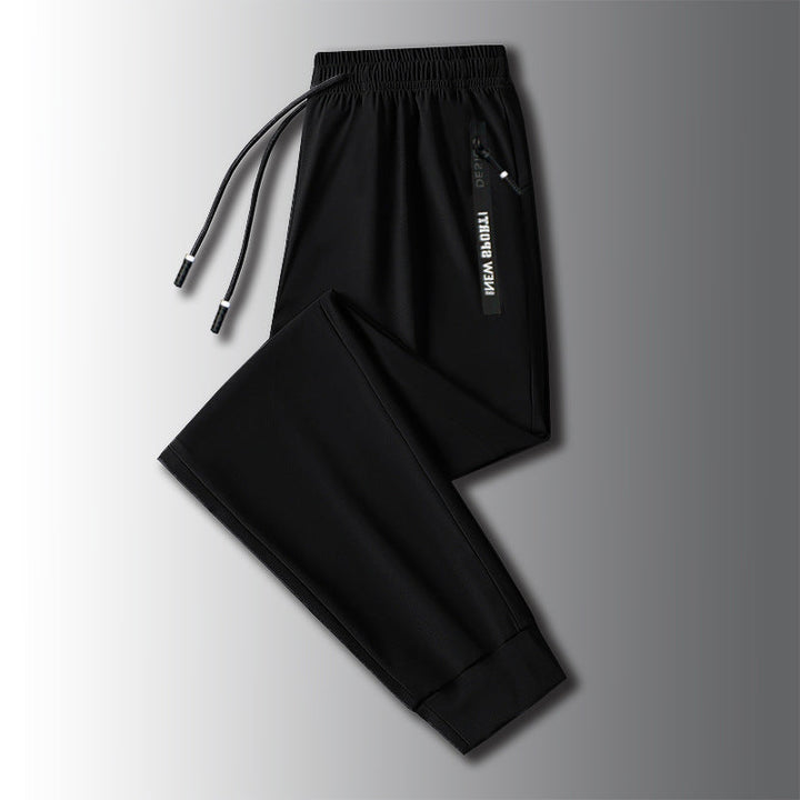 Pantaloni uomo invernali caldi a gamba dritta, in stile streetwear. Perfetti per comfort e protezione dal freddo all'aperto.