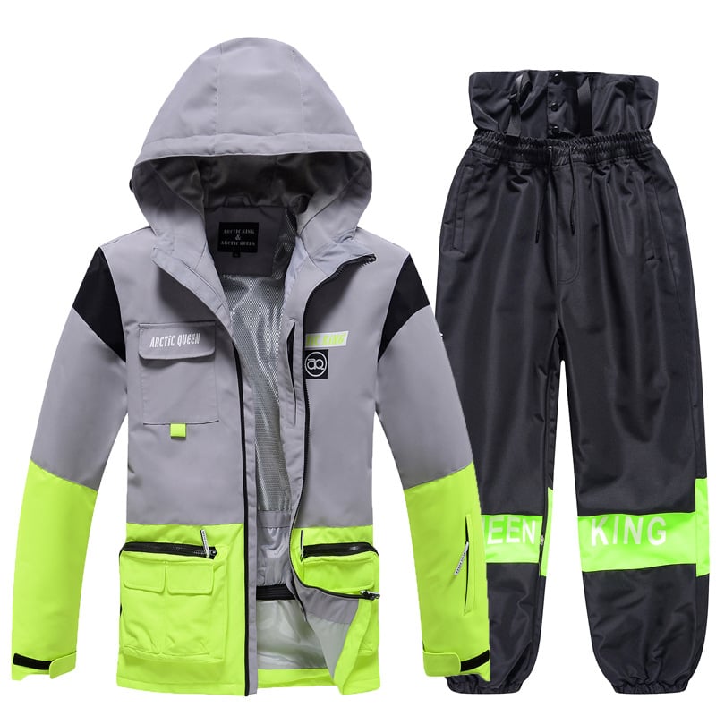 Tuta da sci unisex ad alta protezione contro il freddo, per uomo e donna.