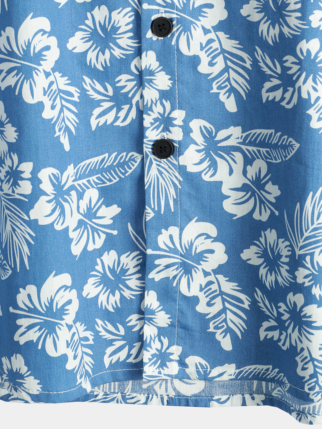 Camicia uomo tropicale a maniche corte, con vibrante motivo floreale, per un look da spiaggia.