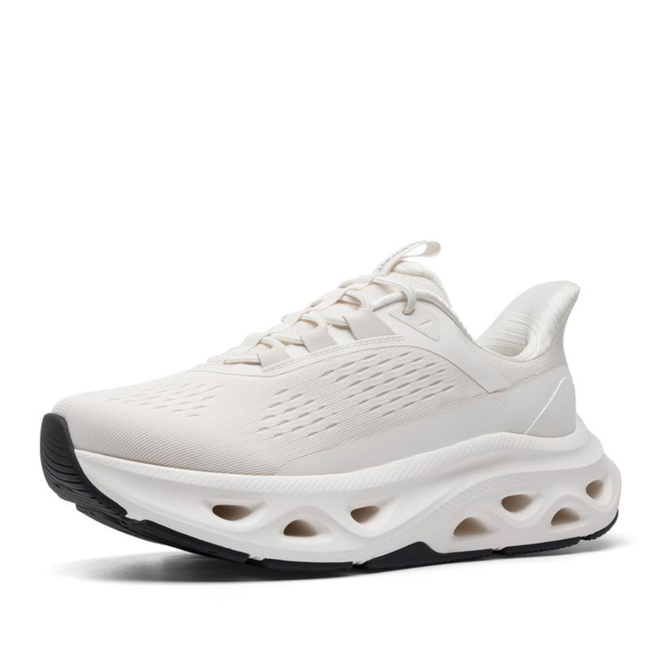 Sneakers platform da donna Onda, bianche, stile moderno per comfort quotidiano e moda sportiva.