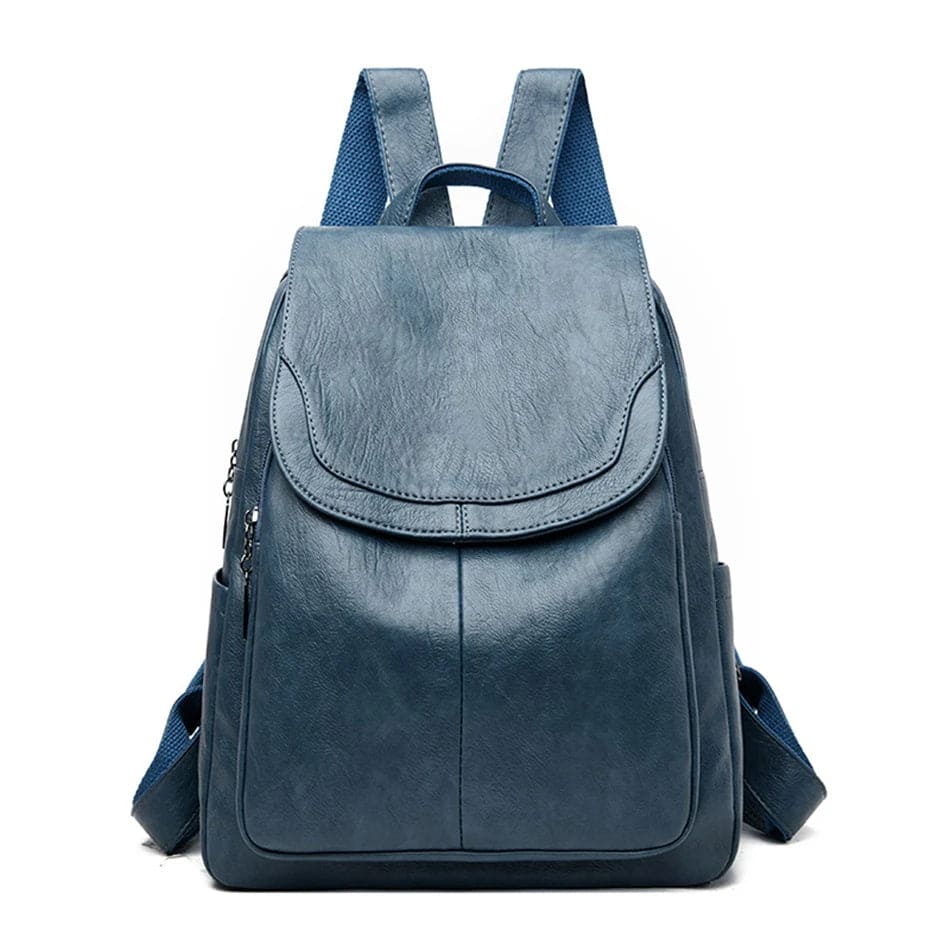 Elegante zaino unisex antifurto per moda e funzionalità, con cerniere nascoste e scomparti organizzati.