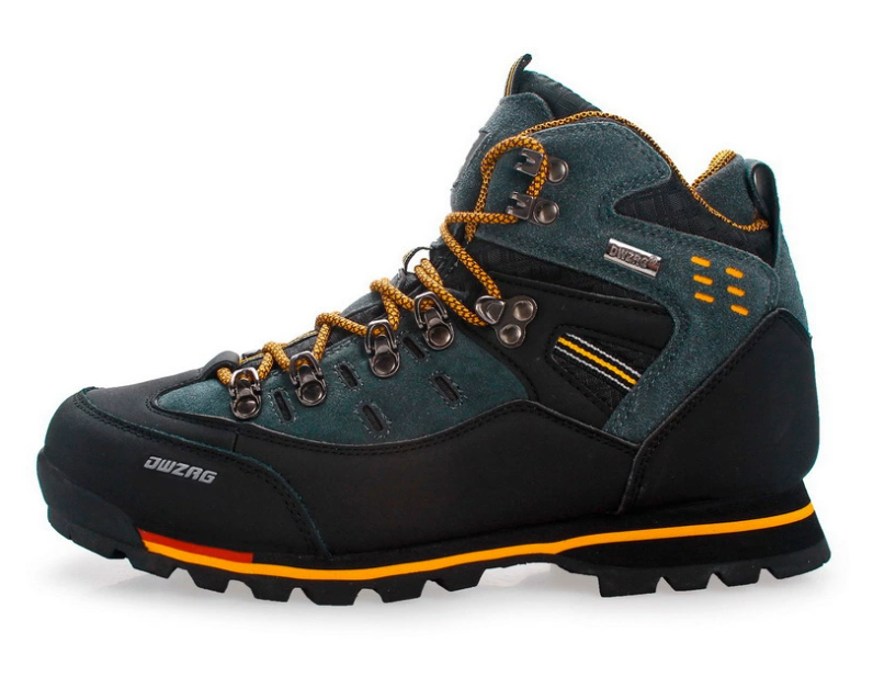 Scarpe uomo da escursionismo autunnali, impermeabili e antiscivolo, ideali per trekking e outdoor.