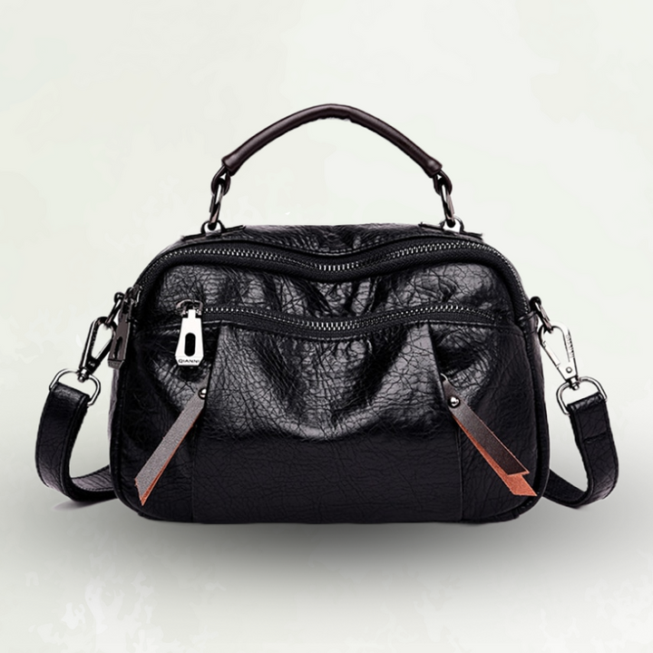 Splendida borsa a mano donna multicolore, tracolla regolabile e removibile, per un tocco di eleganza.