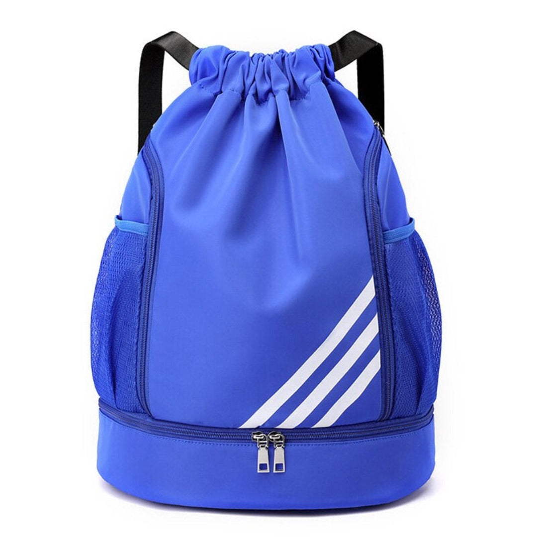 Borsone sportivo donna, design moderno multicolore, con tracolla per fitness e tempo libero.