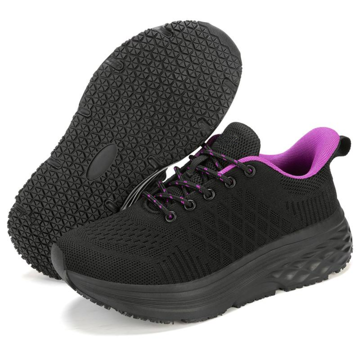 Sneakers da donna Phantom Grip nere, ideali per comfort quotidiano e stile casual.