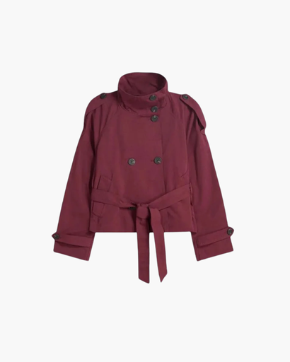 Giacca donna stile trench, elegante e versatile per ogni occasione. Moda autunno/primavera.