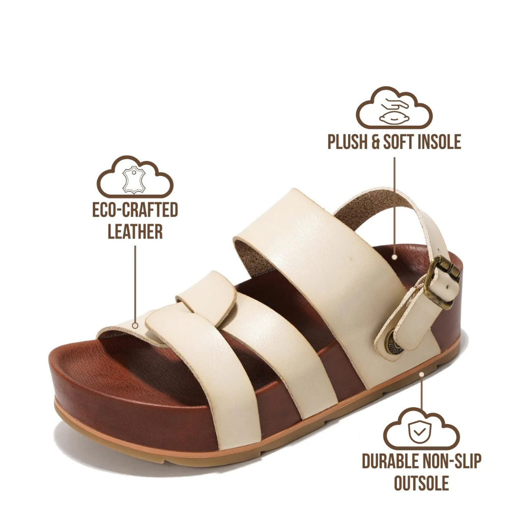 Sandali donna con fibbia, perfetti per lo stile quotidiano, combinano moda casual e comfort estivo.
