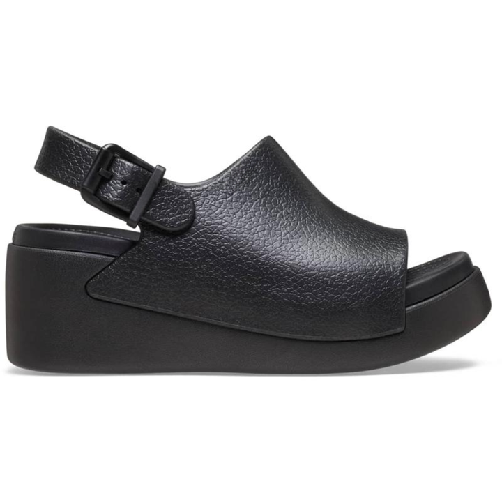 Sandali donna con plateau e zeppa slingback, perfetti per un look estivo elegante e comodo.