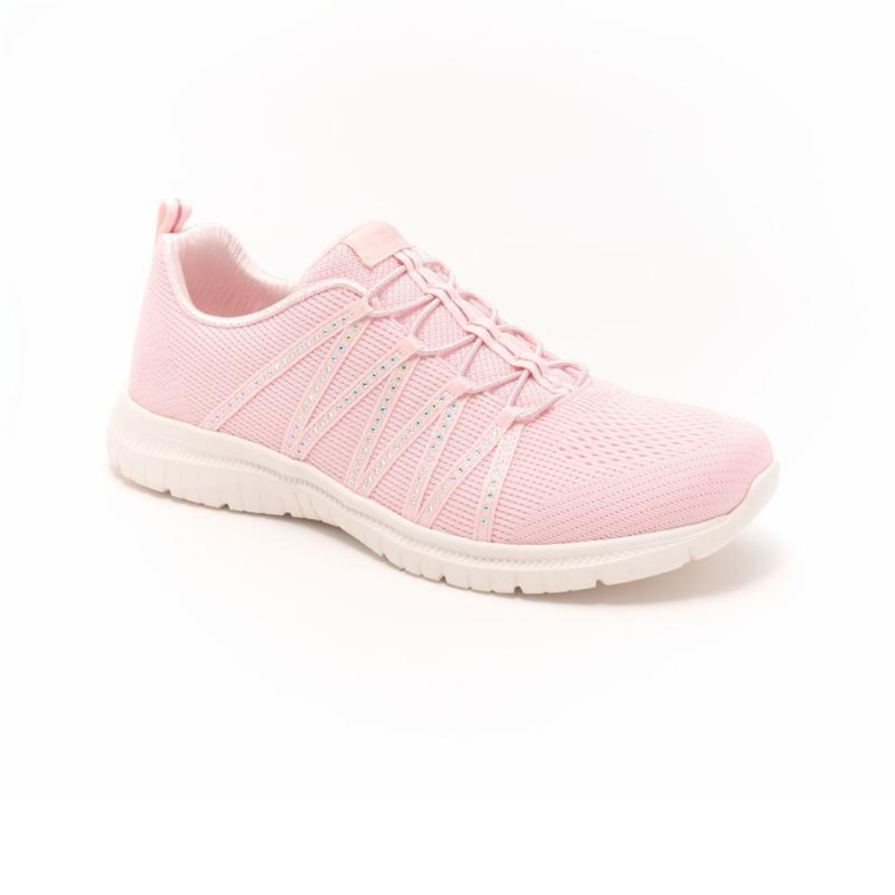 Sneakers donna eleganti e comode, ideali per passeggio quotidiano e stile casual primavera/estate.