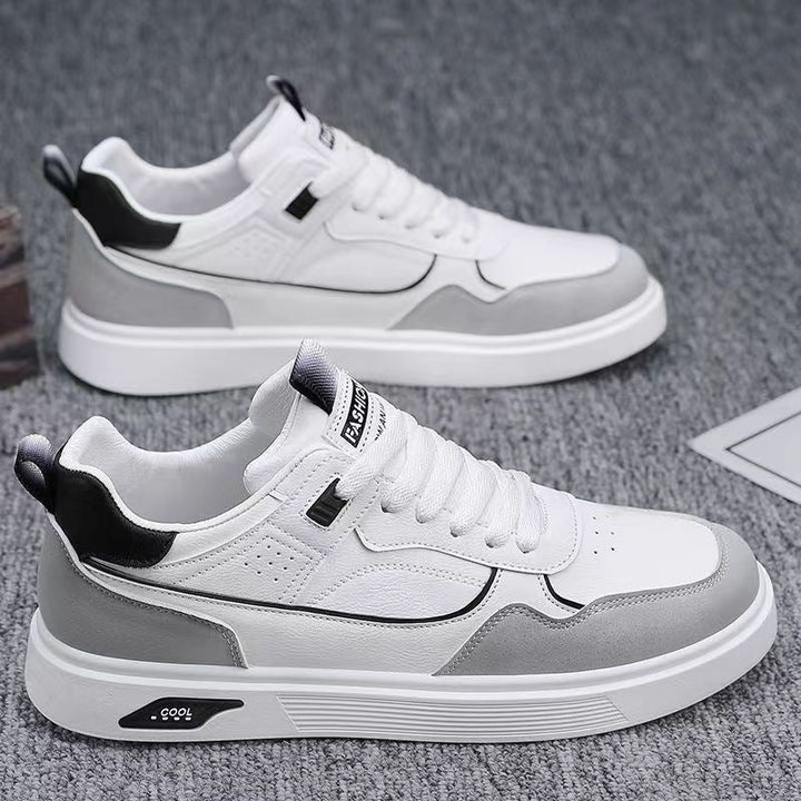 Calzature uomo basse, sneakers con lacci per un look casual e moda uomo confortevole.