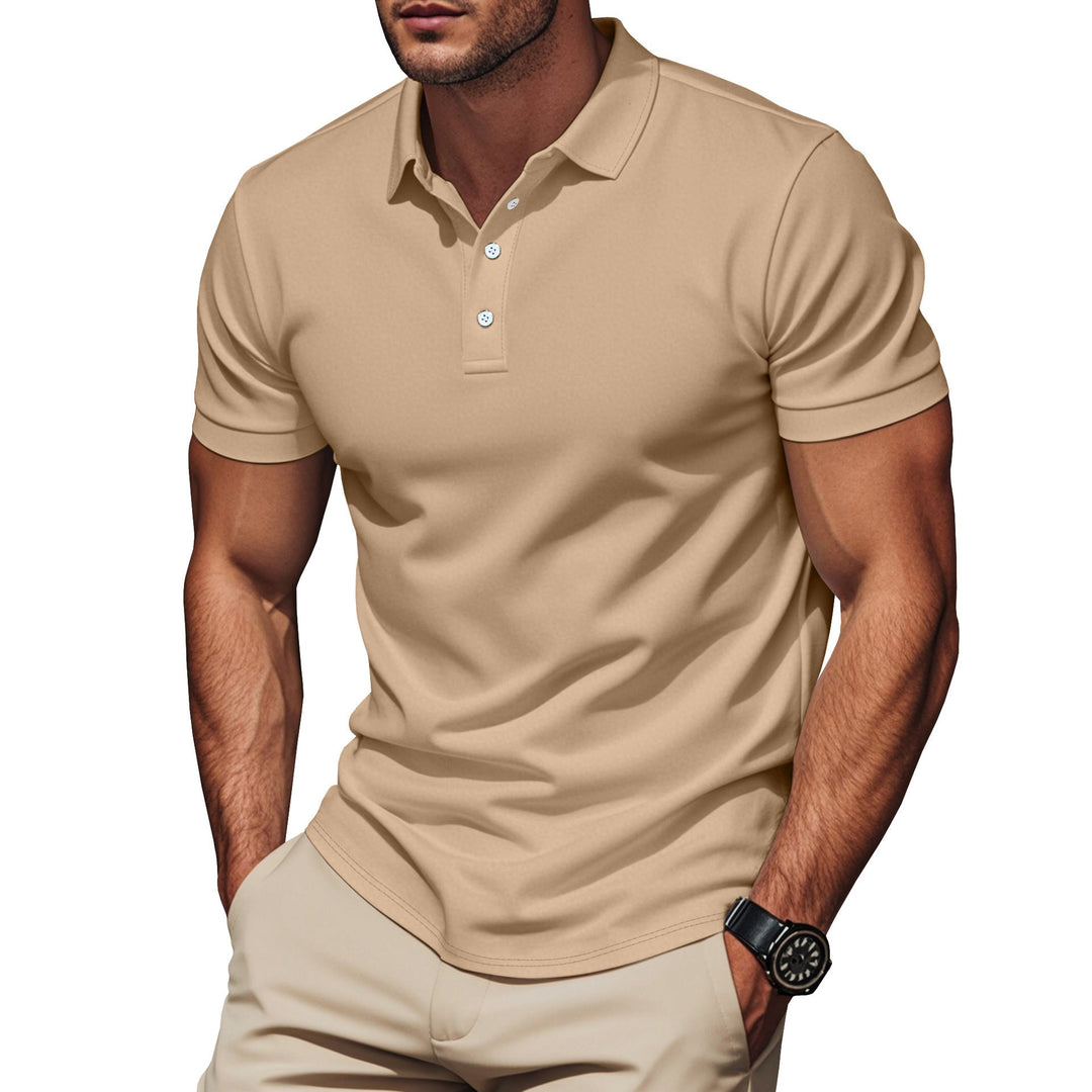 Maglietta estiva uomo a manica corta girocollo, stile casual e confortevole per primavera/estate.
