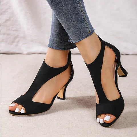 Sandali donna ortopedici con tacco ammortizzante, perfetti per comfort e stile estivo. Calzature moda.