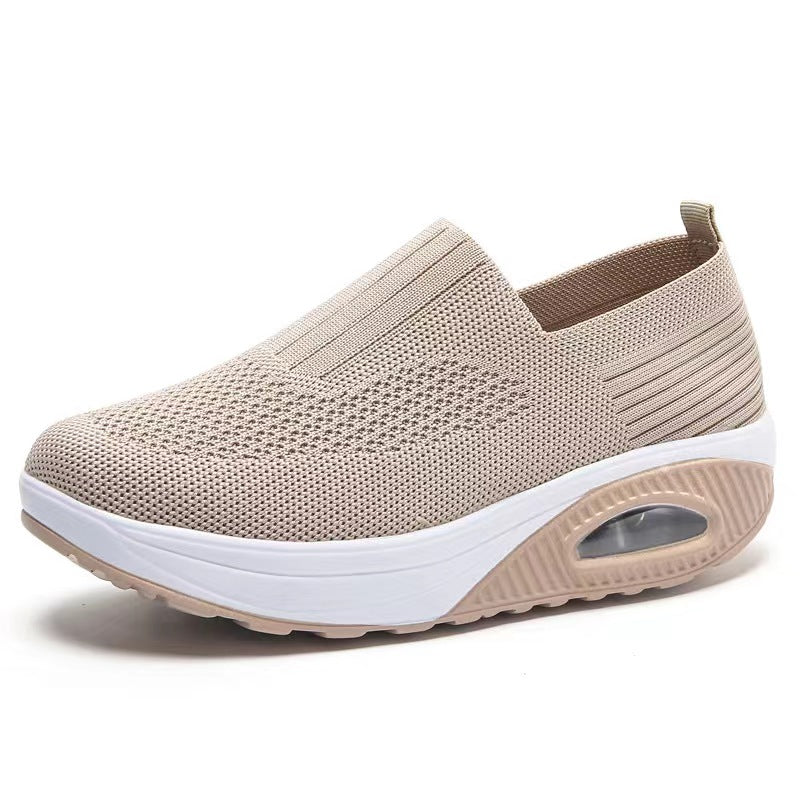 Sneakers slip-on donna con supporto arco, suola antiscivolo e massimo comfort. Varie colorazioni disponibili.