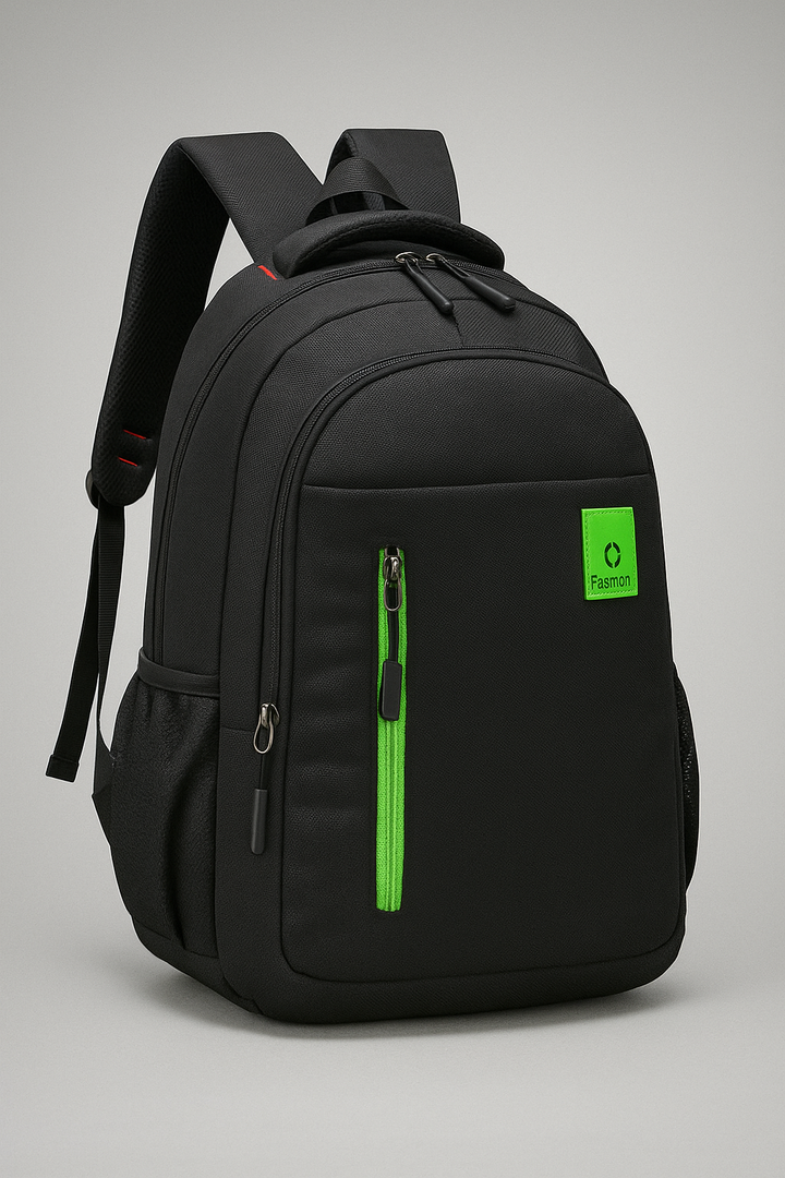Elegante zaino da uomo 15.6" per laptop, con ricarica USB e caratteristiche antifurto. Ottimo per ogni occasione.