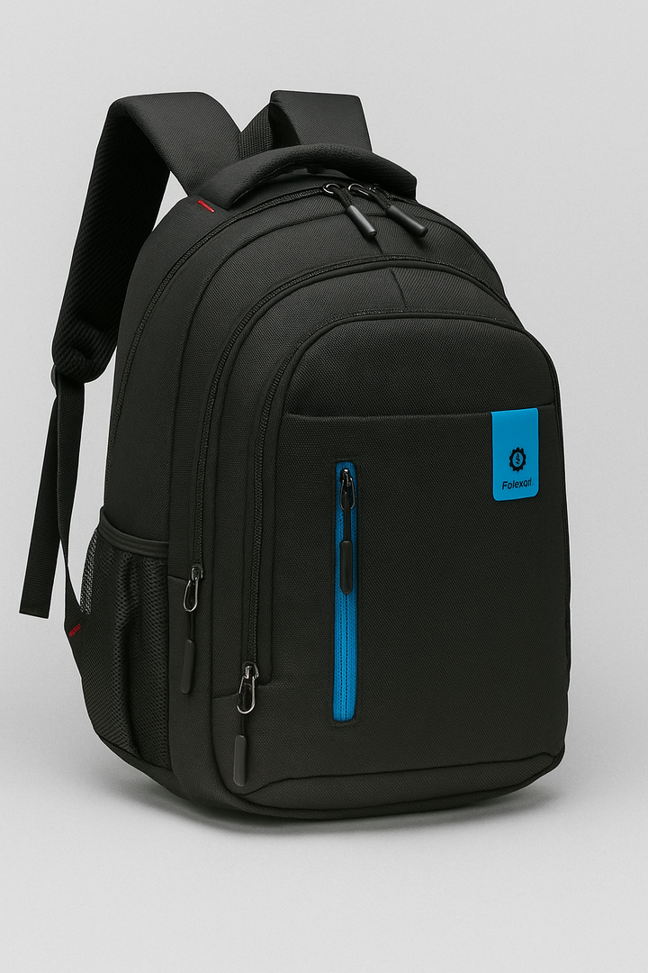 Zaino casual uomo per laptop 15.6", con porta USB per ricarica e sistema antifurto, disponibile in vari colori.