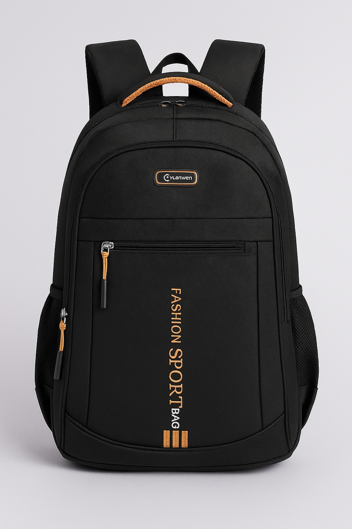 Zaino uomo porta laptop 15.6" con USB. Design antifurto, ideale per pendolari, lavoro, università e tempo libero.