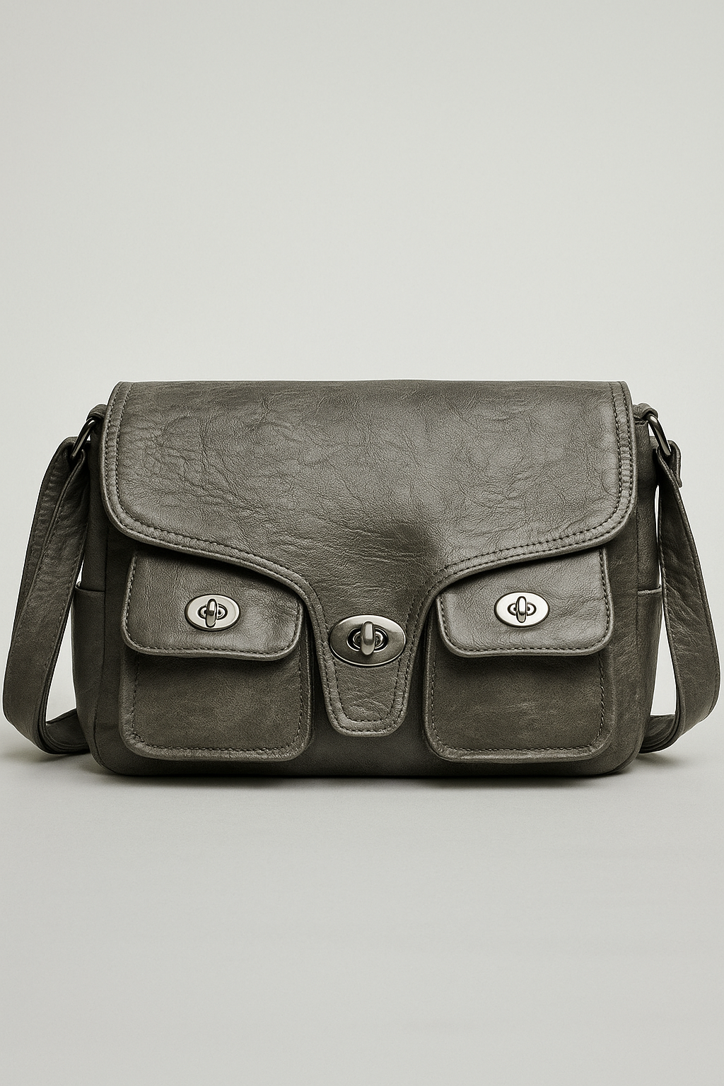 Borsa a tracolla compatta donna, multicolore vivace, con tracolla regolabile per massimo comfort e stile.