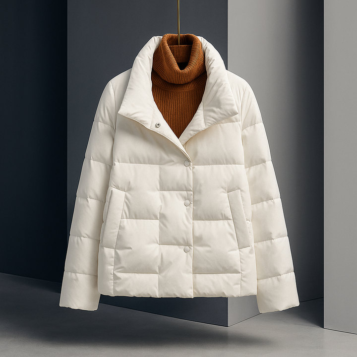 Giacca trapuntata leggera da donna, stile elegante e versatile per ogni outfit.