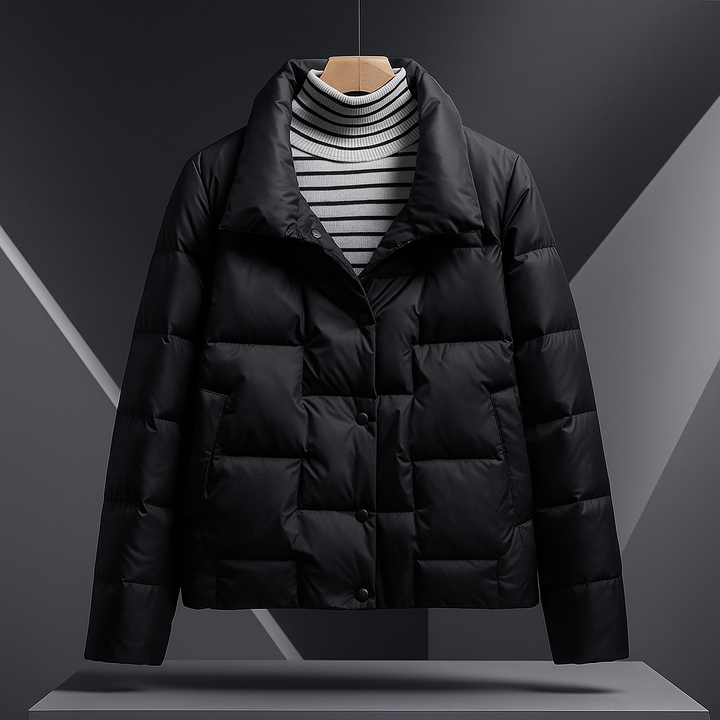 Tendenza donna: giacca trapuntata leggera, perfetta per l'uso quotidiano con stile.